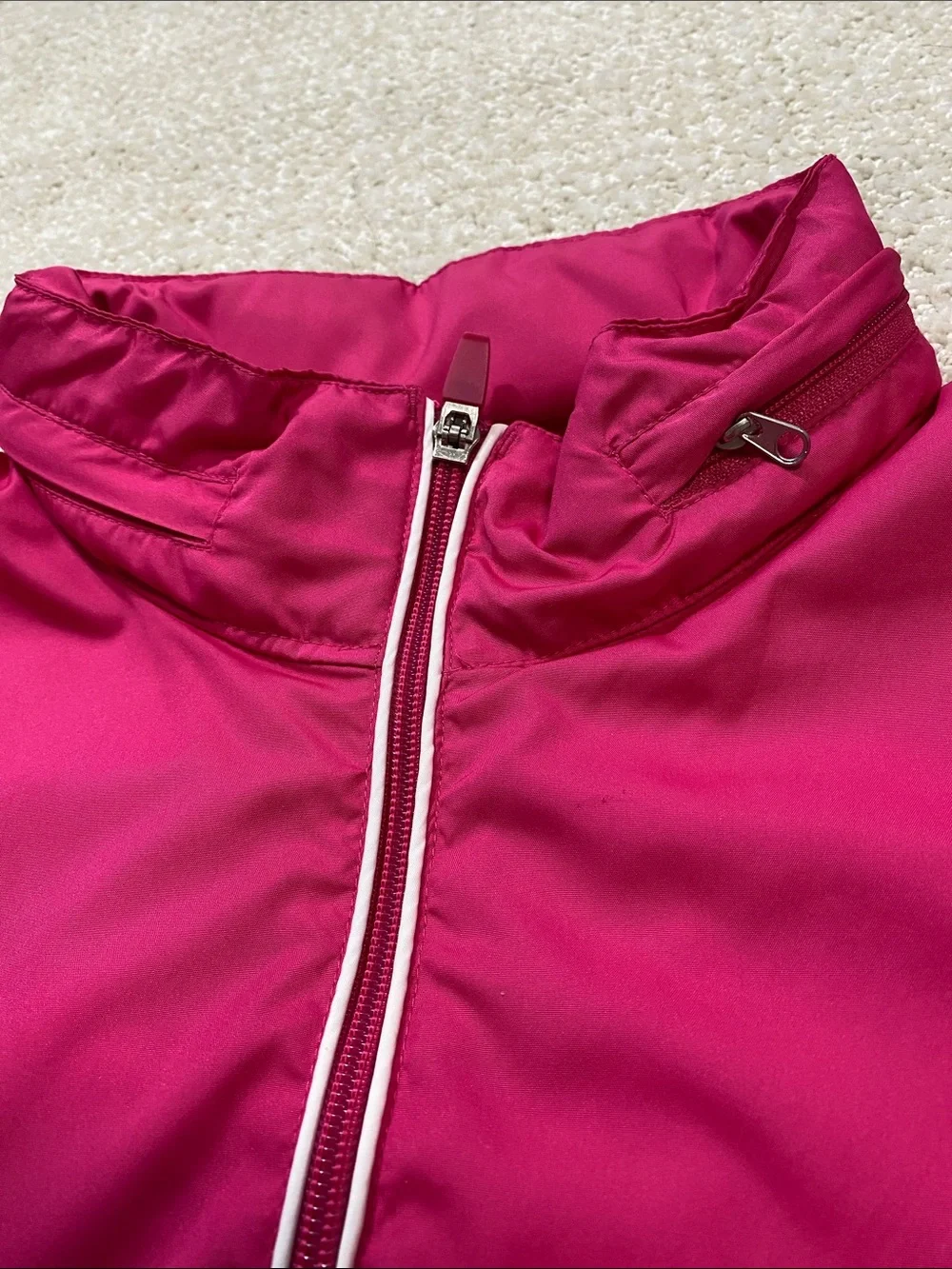 Danskin Now Hot Pink Lightweight Zip-Front Windbreaker Size Xl